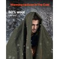 thumbnail image 2 of KFFKFF Wool camping Blanket, Large Warm Stadium Blanket, Waterproof and Windproof, Flame Retardant, Ideal for Outdoor Use and Picnics, 2 of 9