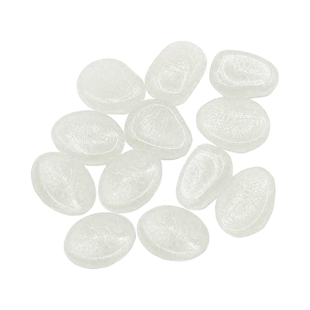 WIFKLSIIPG Garden Pebbles Glow Stones Rocks Luminous Pebbles for Walkways Outdoor Decor(White)