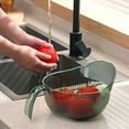 thumbnail image 5 of Drain Rack for Kitchen - Dish Drying Racks and Basin Organizer for Fruit Cleaning and Rice Washing Kitchen Accessories, 5 of 5