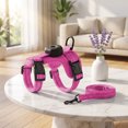 thumbnail image 4 of Escape Proof Reflective Cat Harness and Leash Set with GPS Tracker Pouch for Small Cats, 4 of 8