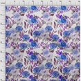thumbnail image 3 of oneOone Georgette Viscose Purple Fabric Florals Sewing Craft Projects Fabric Prints By Yard 42 Inch Wide, 3 of 4