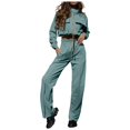thumbnail image 1 of Fgnfyis Womens Tracksuits Set Womens Cargo Pant Two Piece Outfit Drawstring Full Zip Cropped Work Jacket and Drawstring Long Pant Sets Casual Pocket Solid Color Sweatsuit Trousers Sets Green L, 1 of 6