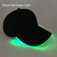 thumbnail image 1 of Fashion Unisex Solid Color LED Luminous Baseball Hat Christmas Party Peaked Cap, 1 of 10