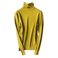 thumbnail image 4 of Women's Wool Seamless Turtleneck Knitted Pullover Sweater Long Sleeve First Line Tops, 4 of 4
