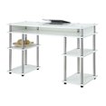 thumbnail image 1 of Convenience Concepts Bureau d'Étudiant Designs2Go Tools, (L) 47.25 Po x (L) 15.75 Po x (H) 30 Po, Blanc, 1 of 4