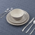 thumbnail image 4 of Thyme & Table 102" Rectangle Tablecloth, Blue Chevron, 4 of 4