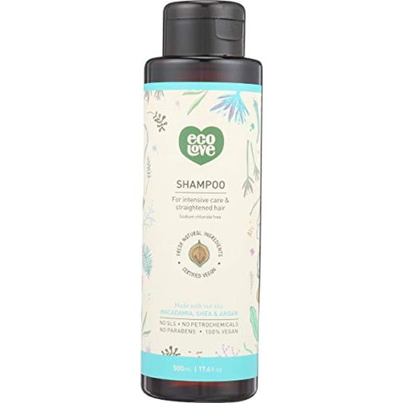 Eco Love, Shampoo Intensive Care Straightened Hair, 17.6 Fl Oz