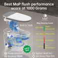 thumbnail image 2 of EPLO Smart Toilet Built-in Foam Shield Splash Proof & Tank, Auto Open/Close Lid,ADA Chair Height,Foot Sensor Flush, 2 of 14