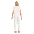 thumbnail image 3 of George Women's Hacci Pajamas 2-Piece Set, 3 of 6