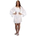 thumbnail image 1 of Peach Couture Shoulder Flutter Sleeve Beach Cover Ups, 1 of 1