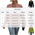 thumbnail image 3 of Chandail à Col Rond pour Femmes, Coupe Ample, Tricoté, Demi‐glissière, Manches Longues, Uni Ou à Rayures, Chandail Doux en Tricot, Haut de Mode d'Automne, Couche Tendance et Décontractée pour Tenues par Temps Frais, 3 of 6