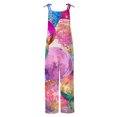 thumbnail image 5 of Pisexur Combinaisons Décontractées Summer pour Femmes Dressy Hawaii Print Manches Spaghetti Sangle Réglable Short en Vrac avec Poches, 5 of 5