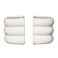 thumbnail image 3 of Beautiful 4" x 5" Bubble White Ceramic Bookends by Drew Barrymore (2 Count), 3 of 7