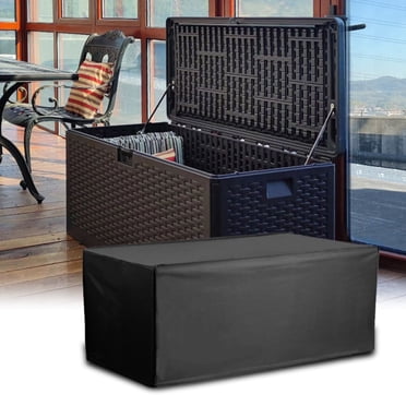 OPTUTUS Housse de Boîte de Terrasse pour Patio, Housses de Boîte de Rangement Imperméables pour Meubles d'Extérieur et d'Intérieur, Convient à 48"x24 Pouces[MASK0] Pouces