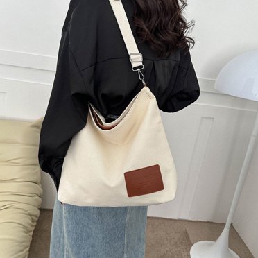 RKSTN Storage and Organization Shoulder Bag/Hand Canvas Bag, Understandable Handbag Casual Tote Bag, Ladies Canvas Handbag Casual Shoulder Work Bag Messenger Bag Handle Bag Messenger Bag Storage Bins