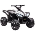 thumbnail image 1 of Aosom 12V Kids ATV with Music, Headlights, High & Low Speed, White, 1 of 10