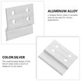 thumbnail image 2 of HEALEEP 2Set Cleat Hangers Wall Aluminum Alloy Silver Homeowners Design, 2 of 8