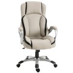 Vinsetto Office Chair PU Leather Executive w/ Wheel Task Swivel Ergonomic
