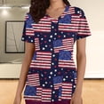 thumbnail image 1 of LSLJS T-Shirt Ample Décontracté pour Femme, Uni, Col Rond, Manches Courtes, Poches, Chandail à Enfiler, Hauts; Sarraus pour Femmes Grande Taille, 1 of 5