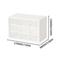 thumbnail image 2 of Yhmxh Closet Organizers and Storage Nine Proof Drawer Storage Box Stationery Jewelry Cosmetics Storage Student Drawers And Stickers Divided Storage, 2 of 2
