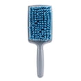thumbnail image 1 of Hair Drying Comb Blue Absorbent Anti-Dandruff Anti-Radiation Hair Paddle Brushes, 1 of 6