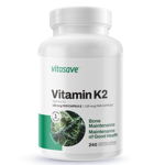 Vitamin K2 120mcg | Supplement with Premium MK-7 | Non-GMO Formula with Maximum Absorption | Made in Canada