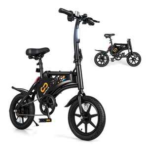 Goplus Vélo électrique pour adultes pliant Vélo électrique avec 350W Moteur et 36V pile