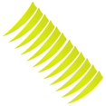 thumbnail image 1 of S SERENABLE 12 Pack s - 4 Inch Natural Turkey Feathers - Fletching DIY Hunting Training Fluorescent Yellow, 1 of 9