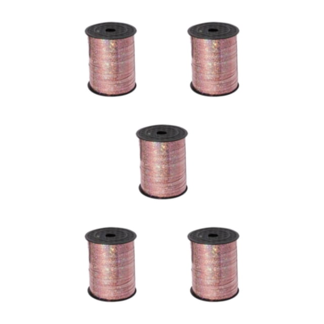Thinsony Sturdy And Durable Decoration Ribbon Crafts And Gift Packaging Environmentally Friendly Tidy Rose Gold 5Set