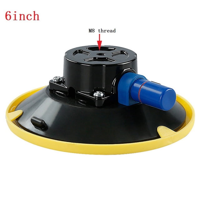 1Pc 6Inch Vacuum Suction Cups Mount Base Hand Pump Glass Sucker Car Sucker Auto Repair Tools Air Pump Suction Cup Set M8