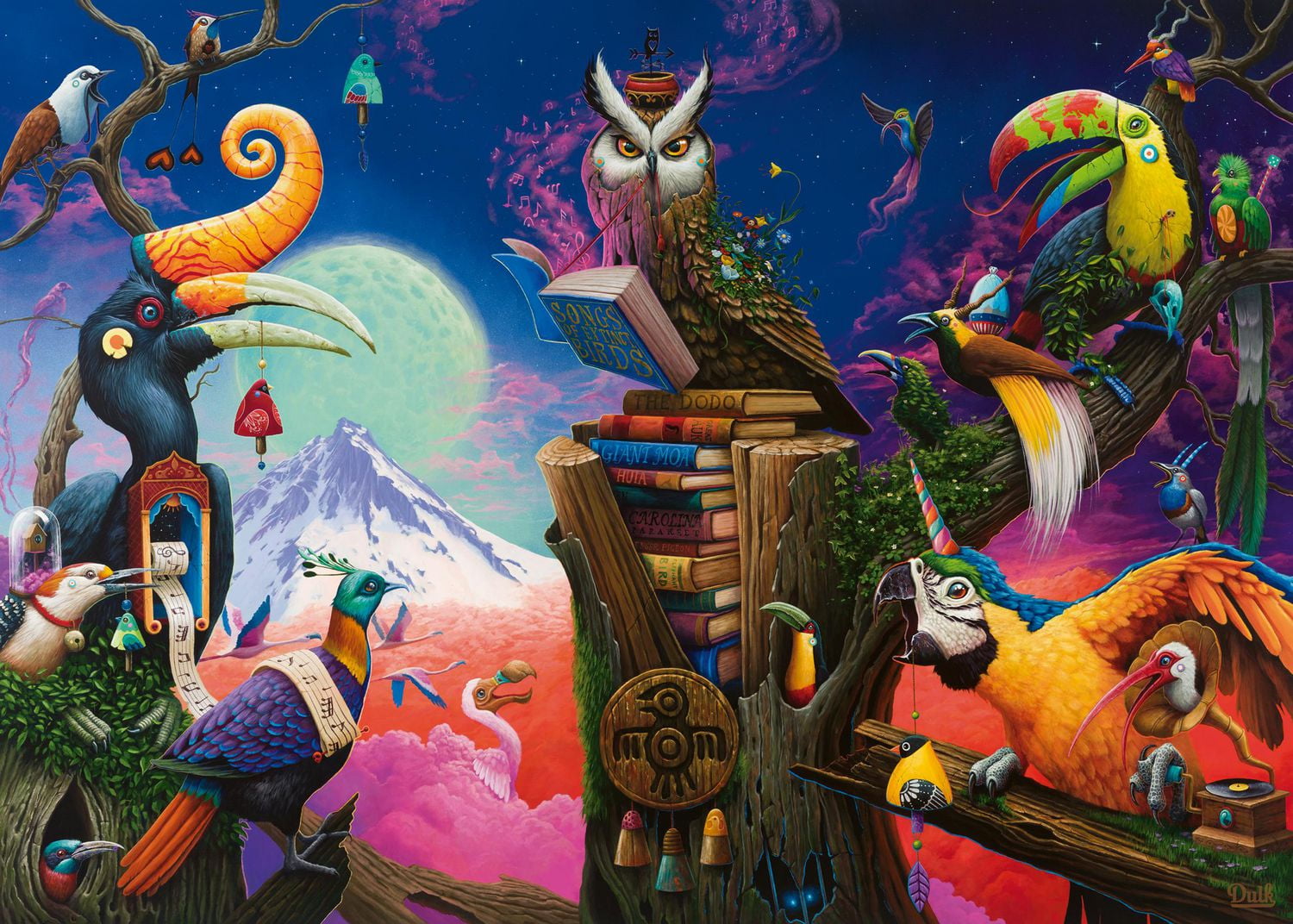 Puzzle Ravensburger : Chants d'oiseaux éteints