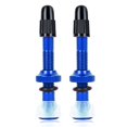 thumbnail image 1 of 2PCS Bike Tubeless Tires Valve Stem Aluminum Alloy for Presta Valve 40MM, 1 of 10