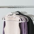 thumbnail image 2 of Plastic Non-Slip Hanger, Pack of 10), White, 2 of 3