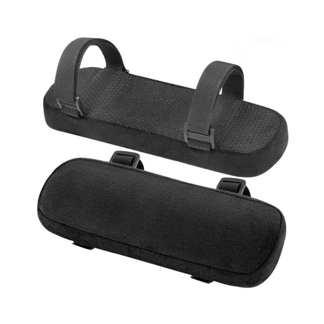 1 Paire Accoudoir de Chaise Maison Portable Réglable Portable Réglable Tabouret d'Ordinateur Accoudoir Coude Soutien Coussin Accoudoirs Repose Pad Housse d'Oreiller Noir