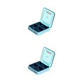 thumbnail image 4 of Transemion Pill Box Health Care Tablet Storage Container Dispenser Daily Tablets Holder Travel Indoor Outdoor Organizer Suitcase Blue 2Set, 4 of 6