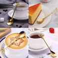 thumbnail image 4 of BUYISI 12 Pcs Stainless Steel Tree Leaf Spoon Coffee Spoon Fruit Spoon Tea Spoon Set Gold, 4 of 8