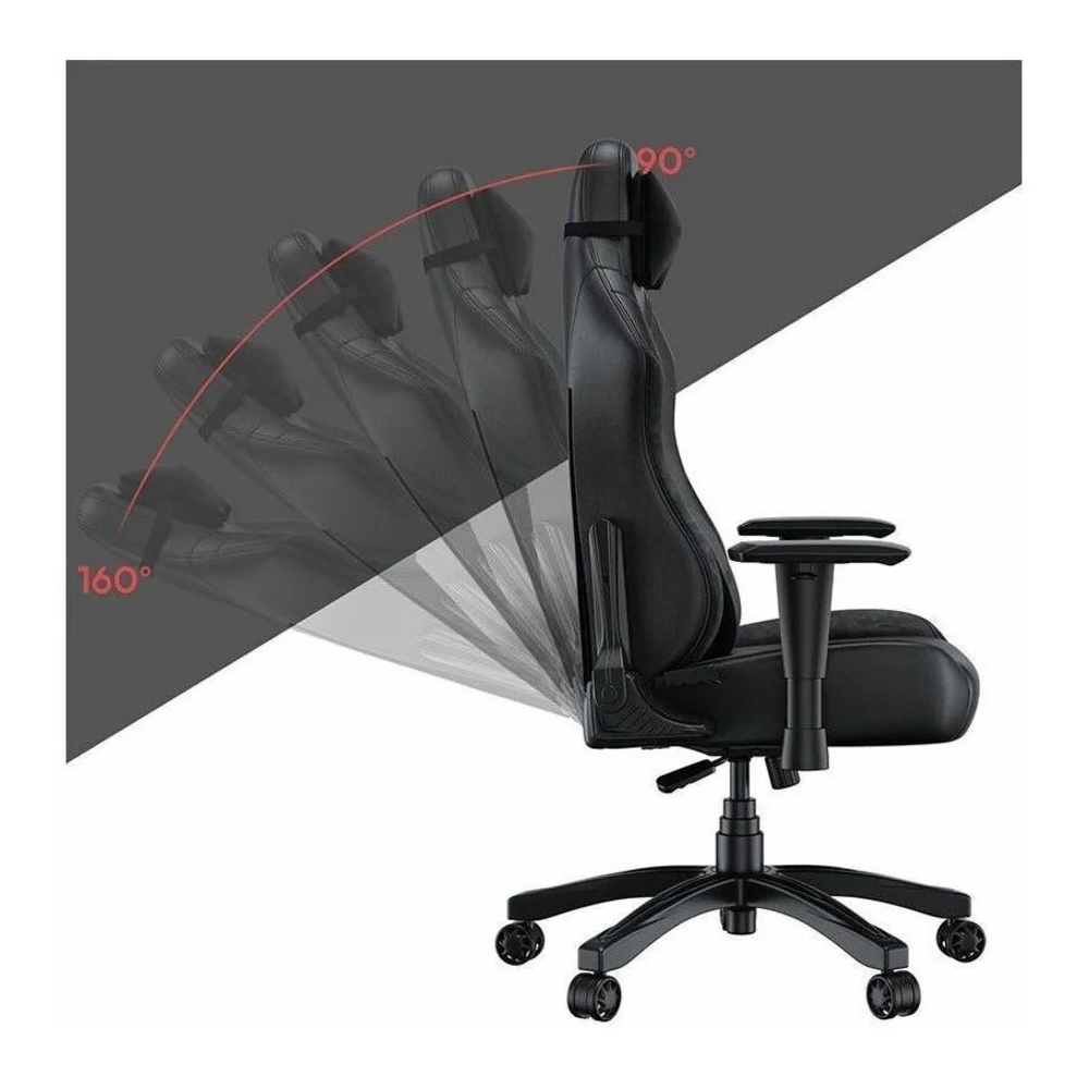 Andaseat Phantom 4 Chaise de jeu Premium - Rouge/Noir