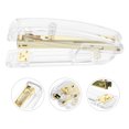 thumbnail image 2 of Miangastore Plastic Stapler Transparent Stapler Students Stapler Hand Stapler Clear Stapler Home Office Stapler, 2 of 8