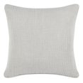 thumbnail image 1 of Pemberly Row Transitional Gray Finish Cotton Linen Blend Euro Sham, 1 of 6