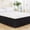 Black, variant on Sales Today Clearance! Bed Skirt Wrap-Around Elastic, Ruffled Elastic Belt for Bed, Queen/King Size Bed Cover, Soft and Comfortable for Bedroom Decor, Easy to Install, Machine Washable