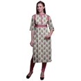 thumbnail image 1 of Bimba Viscose Santoon Kurta Summer Tunic Printed Straight KurtisForWomen, 1 of 5