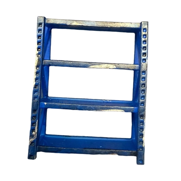 Xuanheng 1/64 Repair Shop Shelf Model Decoration Resin Simulation for Micro Landscape blue