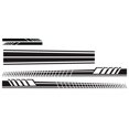 thumbnail image 1 of Yeacher 5Pcs Car Stickers Body Sticker Decals Stripes Car Side Door Body Hood Rearview Mirror Decal Stickers Set Racing, 1 of 6
