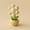 12jaune, variante sur Veilleuse Pot de Fleurs Design Mignon Chaude LED Tuyau Flexible 50-60 Minutes Pile Bouton 4,5 mAh 5,4x5x10 cm pour Cadeau Fille Décoration de Table de Chevet Portable Protection des Yeux Angle Ajustable Mini Lampe