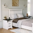 thumbnail image 1 of Royalbelle Nightstand with Charging Station, 2 Drawers USB Ports & Power Outlets Modern Bedside Table, 2PC, White, 1 of 8