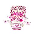 thumbnail image 4 of KLKCMS Popup Card Handmade Romantic Flower Heart Decorative for Holiday Wedding Her Mum, 4 of 9