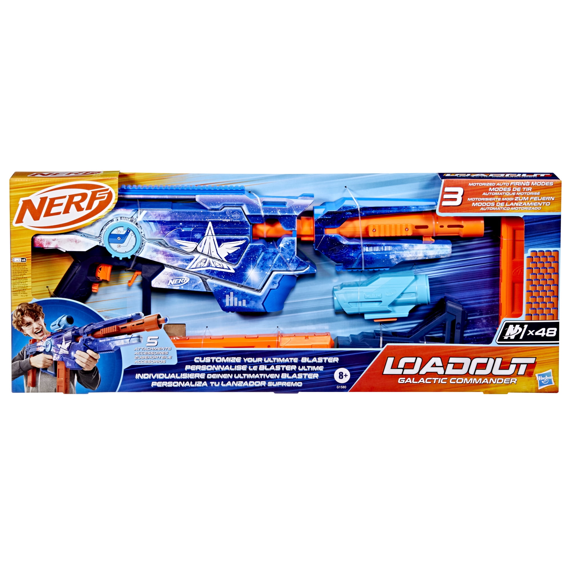 Nerf Loadout Galactic Commander, blaster et 48 fléchettes N1