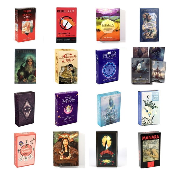 English version of Tarot cards Tarot oracle oracle cards with various styles