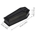 thumbnail image 4 of 14pcs Halloween Coffin Prop Plastic Coffin Box with Lid Party Treat Box Prank Props, 4 of 9