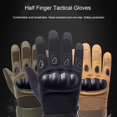 thumbnail image 1 of Maoww 1 Paire de Gants de Protection Respirants Ajustables pour Cyclisme Randonnée Chasse Sac à Dos Noir m, 1 of 4